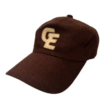 고품질 90s 초기 GOOD ENOUGH 울 캡 모자 브라운