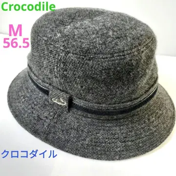 [크로커다일] 그레이 버킷햇 M 56.5 신사 모자