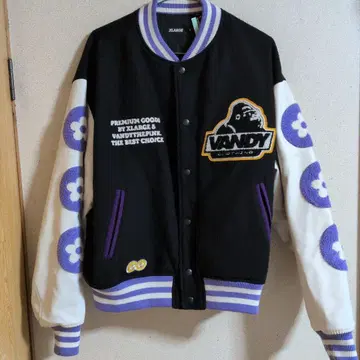 XLARGE VANDY 바시티 자켓 M 블랙