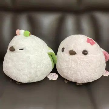 시마연가 봄날의 절정 벚꽃색 핑크와 마차히코 경단 빅 봉제 인형