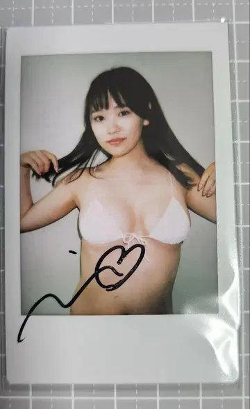 사쿠라기 미오 씨 친필 사인 폴라로이드