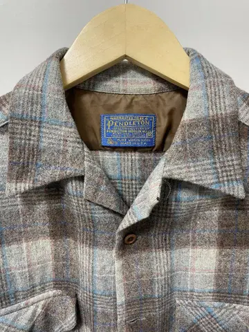 Pendleton 체크 무늬 긴팔 플란넬 셔츠