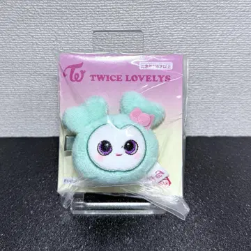 TWICE LOVELYS 봉제 인형 헤어핀 미나 GiGO 한정판