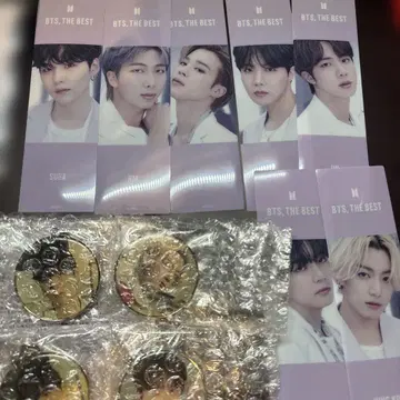 BTS, THE BEST 배지 세트 4개