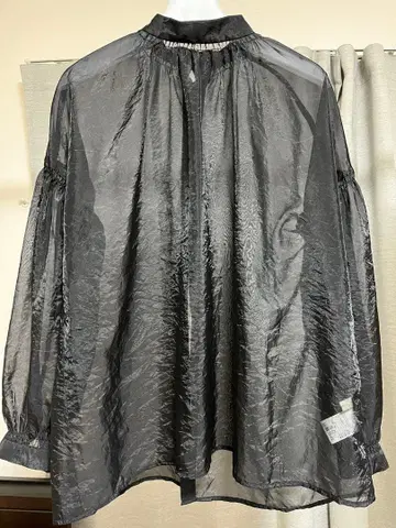 Eaphi 오르간디 볼륨 소매 블라우스