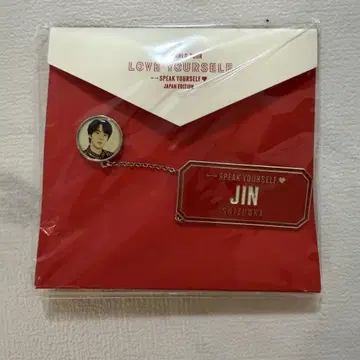 BTS JIN 의 핀 배지(체인 배지)