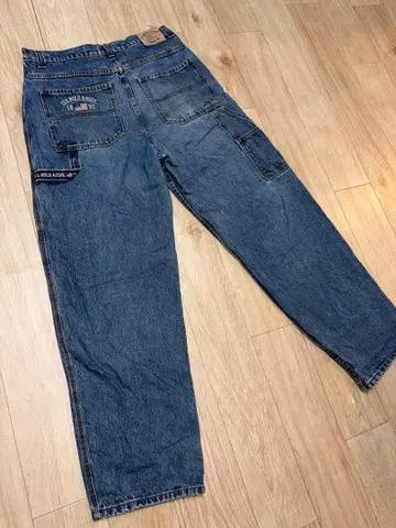 U.S. POLO ASSN. 카고 팬츠 데님 블루