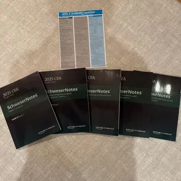2025 CFA Level2 SchweserNotes&QuickSheet