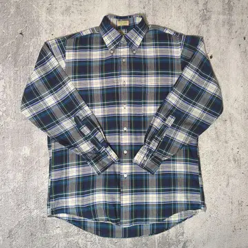 [ 80s ] L.L.Bean 체크 셔츠 버튼 다운