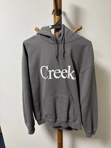 Creek 그레이 후드티 M 사이즈