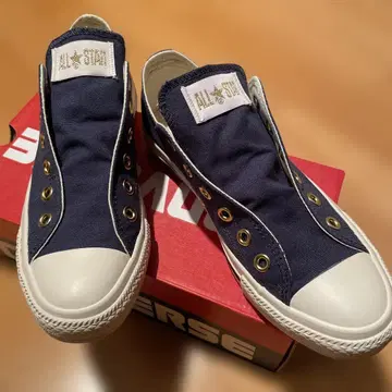 ALL STAR 네이비 슬립온 스니커즈