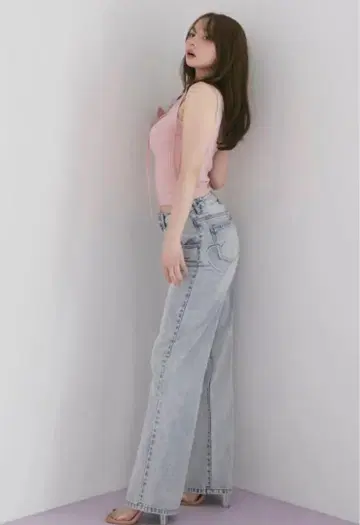 andmary Heart plump denim S