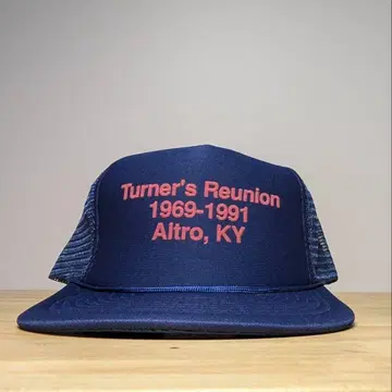 90s 데드스탁 Turner's Reunion 트래커 캡 기업계