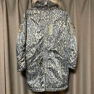 HYSTERIC GLAMOUR 히스 레오파드 무늬 밀리터리 N-3B