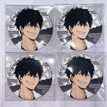 하이큐 쿠로오 극락탕 캔뱃지 RAKU SPA