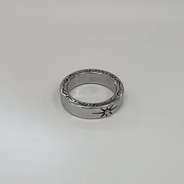 size18 빈티지 SILVER 각인 반지 실버 반지 18호