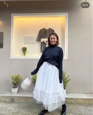 로지몬스터 ohana kurage organdie skirt