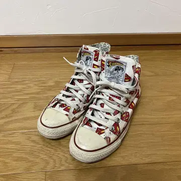 Converse 슈퍼맨 패턴 하이컷 스니커즈