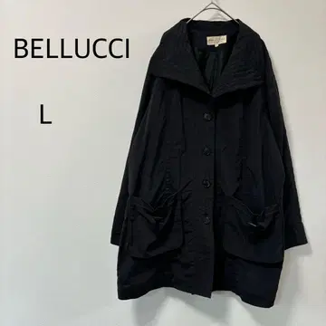 벨루치 BELLUCCI 블랙 나일론 자켓 루즈핏 L
