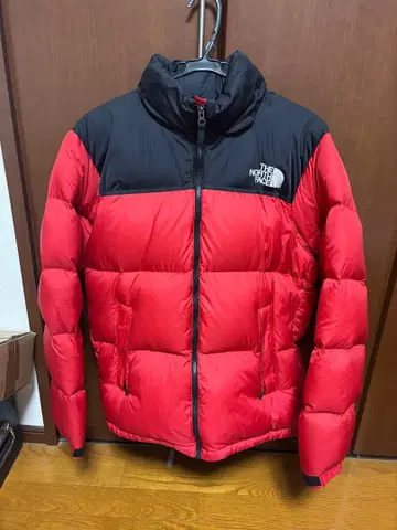 THE NORTH FACE 다운 자켓 레드/블랙