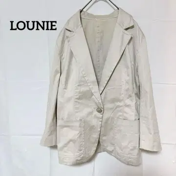 LOUNIE 루니 테일러드 자켓 M 아이보리 여성용