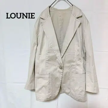 LOUNIE 루니 테일러드 자켓 M 아이보리 여성용