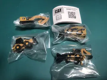 CAT 다이캐스트 모델 4점 건설기계 캡슐 토이