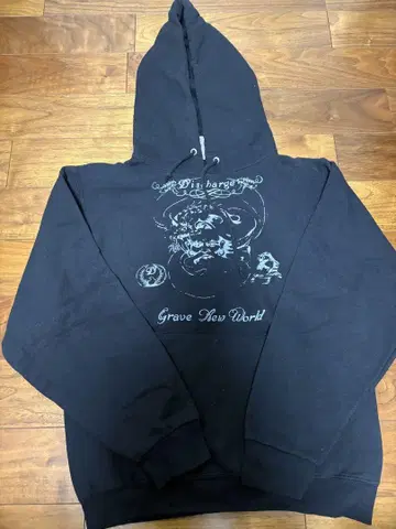 Discharge Grave New World 후드티