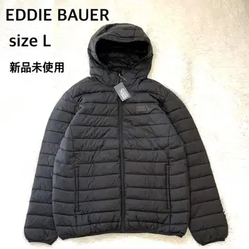 [ 미사용 새상품 ] EDDIE BAUER 블랙 퍼퍼 자켓 L 사이즈