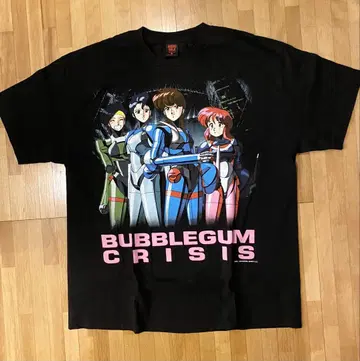 긱스룰 BUBBLEGUM CRISIS 티셔츠 XL 블랙