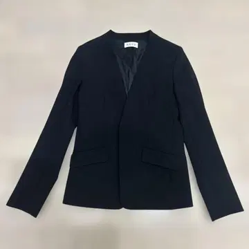 PLST 블랙 웜 리저브 노카라 자켓 XS