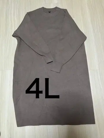 UNIQLO 3XL 긴팔 니트 원피스