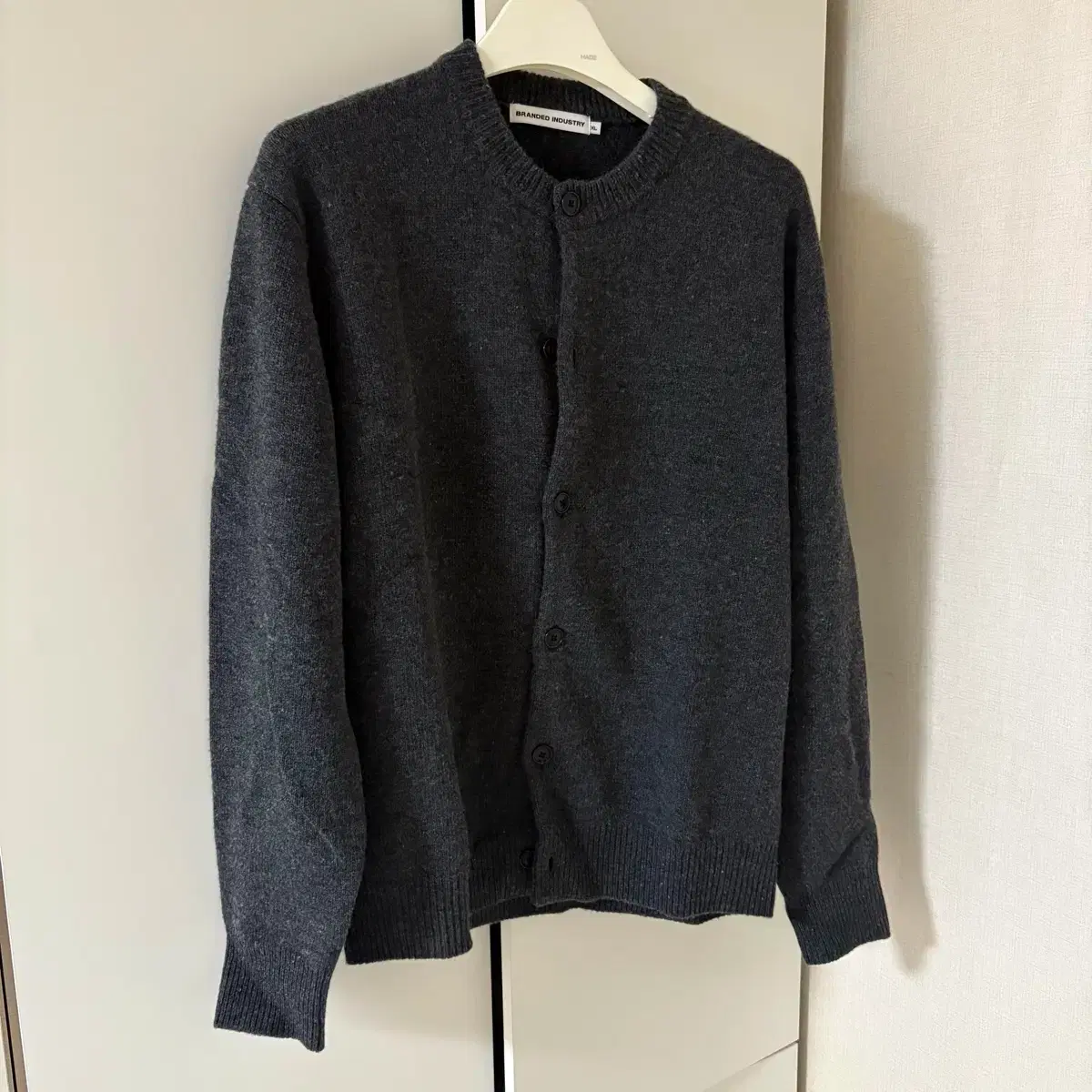 BRANDED 브랜디드 Branded AFTER ROUND CROP CARDIGAN #브랜디드