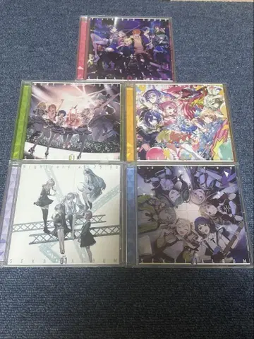 프로세카 CD 세계 앨범 SEKAI ALBUM vol.1 5장 세트