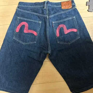 evisu 하프 팬츠