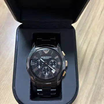 [정품] Emporio Armani Ceramica 크로노그래프 손목시계
