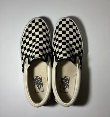 Vans 체커 패턴 슬립온