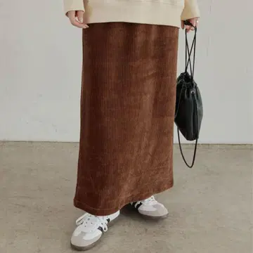 스트레치 코듀로이 스커트
