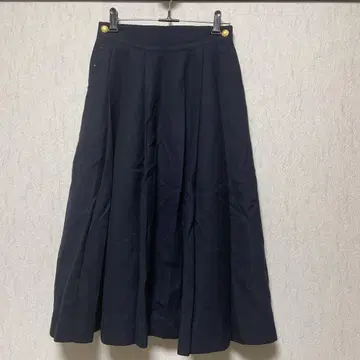 [ Oxford Traditional ] 스커트 블랙 모 100%