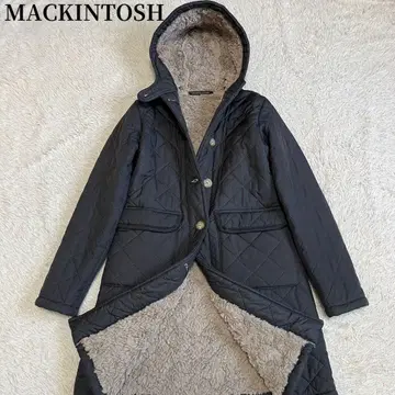 [새상품급] 매킨토시 퀼팅 롱 코트 영국제 보아 안감