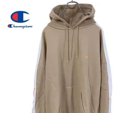 [챔피온] 풀오버 후드티 후디 소매 로고 M 사이즈 @