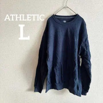 ATHLETIC [ L ] 네이비 긴팔 트레이닝복 속기모 겨울 여성용