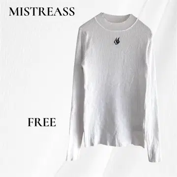 미스트 아스 긴팔 니트 상의 화이트 긴팔 티셔츠 FREE