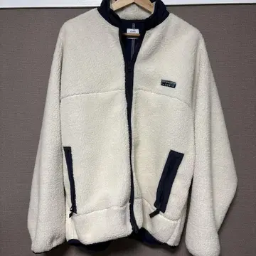 coen 플리스 자켓 X-LARGE 아이보리