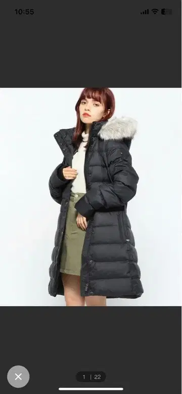 [ 미사용 새상품 ] 타미힐피거 다운