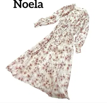 [ Noela ] 노엘라 자카드 꽃무늬 롱 원피스 새상품급