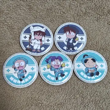 닌타마 란타로 극락탕 콜라보 미니 캐릭터 캔뱃지