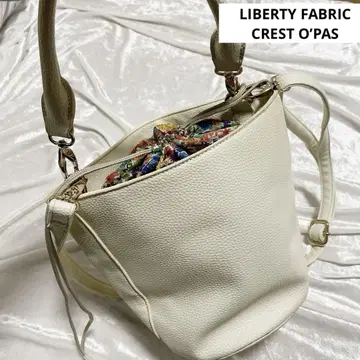 2way 버킷 숄더백 핸드 꽃무늬 리버티 패브릭