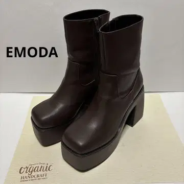 EMODA 에모다 탱크 밑창 벌키 부츠 브라운