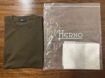 HERNO [ 헬레노 ] 크루넥 코튼 스트레치 저지